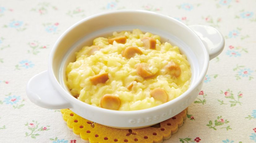 離乳食完了期 とうもろこしとオクラの夏炒飯