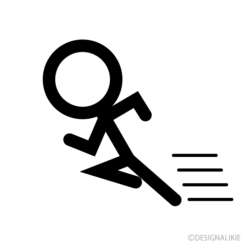 棒人間走る 画像 - Freepikで無料ダウンロード