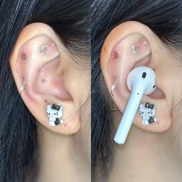 9月15日 月・祝 SAKULAにて “耳つぼジュエリー”の体験会を行います💎 耳つぼジュエリーとは耳にあるツボを刺激することで、健康や美容の効果を得ようとする美容法です。 ピアスのように見えるジュエリーシールを耳に貼り、 ツボを刺激することで、肩こりや腰痛