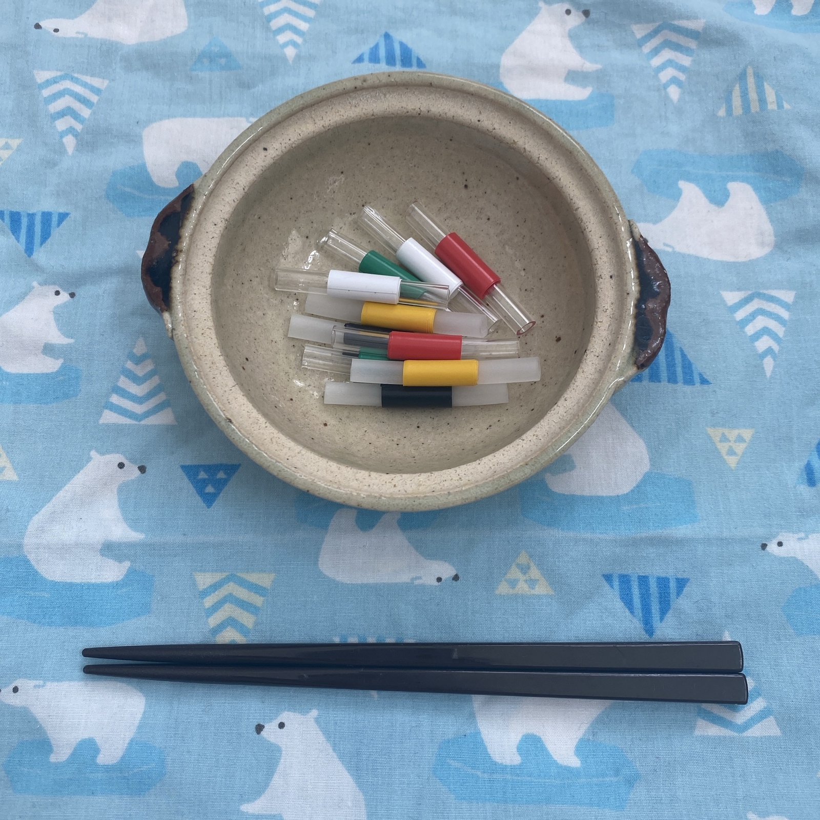 お箸の練習 « 明野こども園大分県大分市