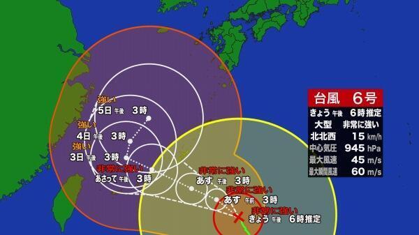 台風情報の見方をわかりやすく解説してみました