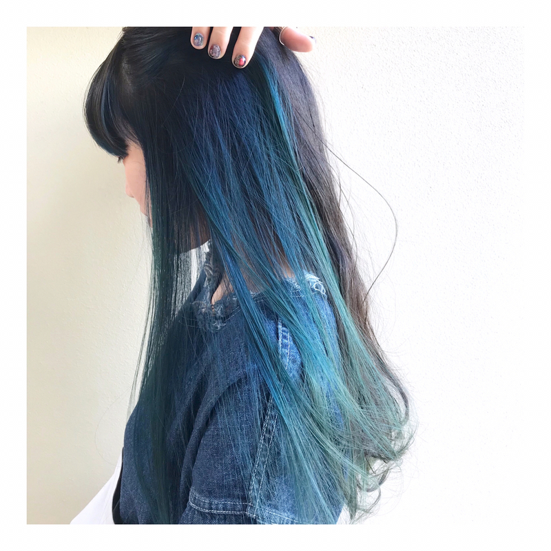 緑系の髪色で一層おしゃれに。抜け感が出せるグリーンヘアカラーカタログ集ホットペッパービューティーマガジン