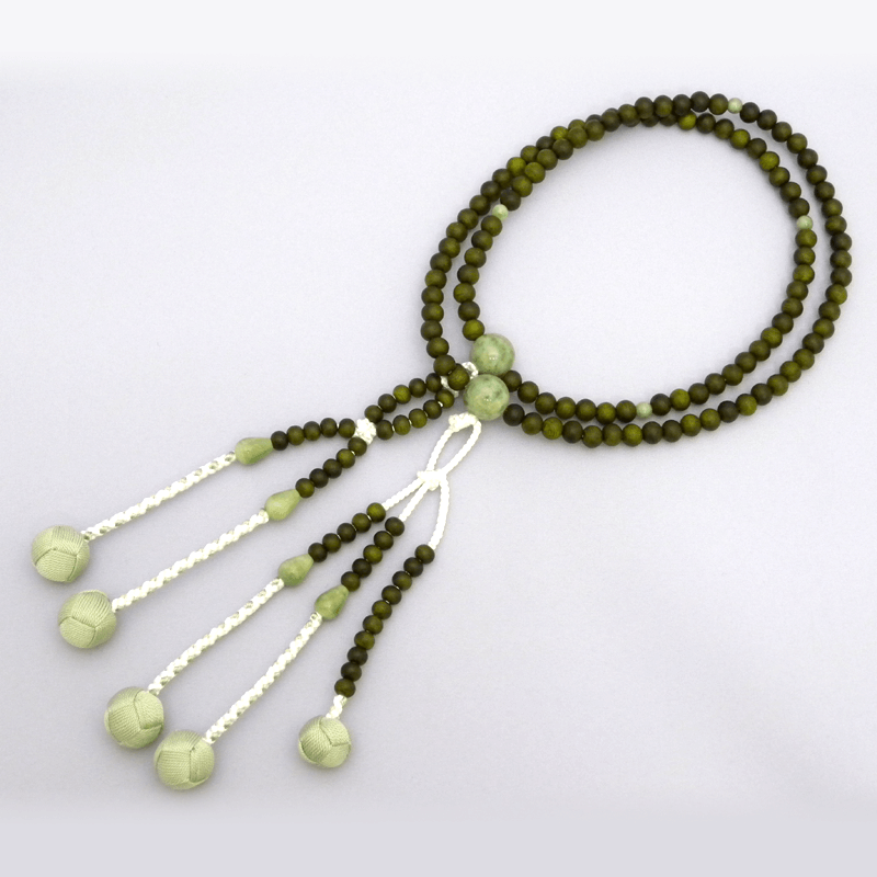 緑檀 ビルマ産翡翠 グリーンゲサニティッククォーツのお守りストラップ 唐木 ジェダイド 硬玉 グリーンルチルクォーツ梅本坊