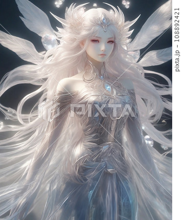 平和を放射する金色のハイライトを持つ流れるような白いローブを着た守護天使イラスト素材透過、PNGフリー画像ダウンロード - Pngtree