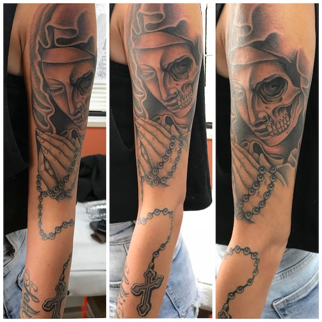 聖母マリア – Tifana Tattoo – 東京・渋谷のタトゥースタジオ