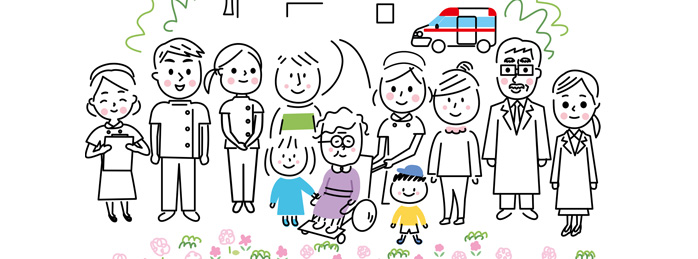 介護士女性 車椅子を押す イラスト素材5890933- フォトライブラリ