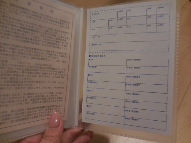 子供たちの病院セット🏥 ＊ 母子手帳、子供医療受給者証、お薬手帳、保険証などは ダイソーの ビニールネットケースに 入れて人別収納しています☘ ＊二枚目▶︎のように ダイソーのソフトカードケース に入れていたんですが色移りしちゃいまして😓 ＊ その点健康保険
