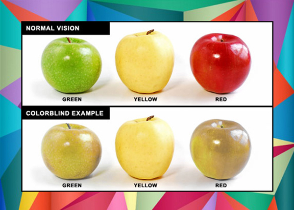 色覚異常の見え方