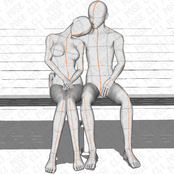 Snuggle Pose Collection 2 - CLIP STUDIO ASSETS