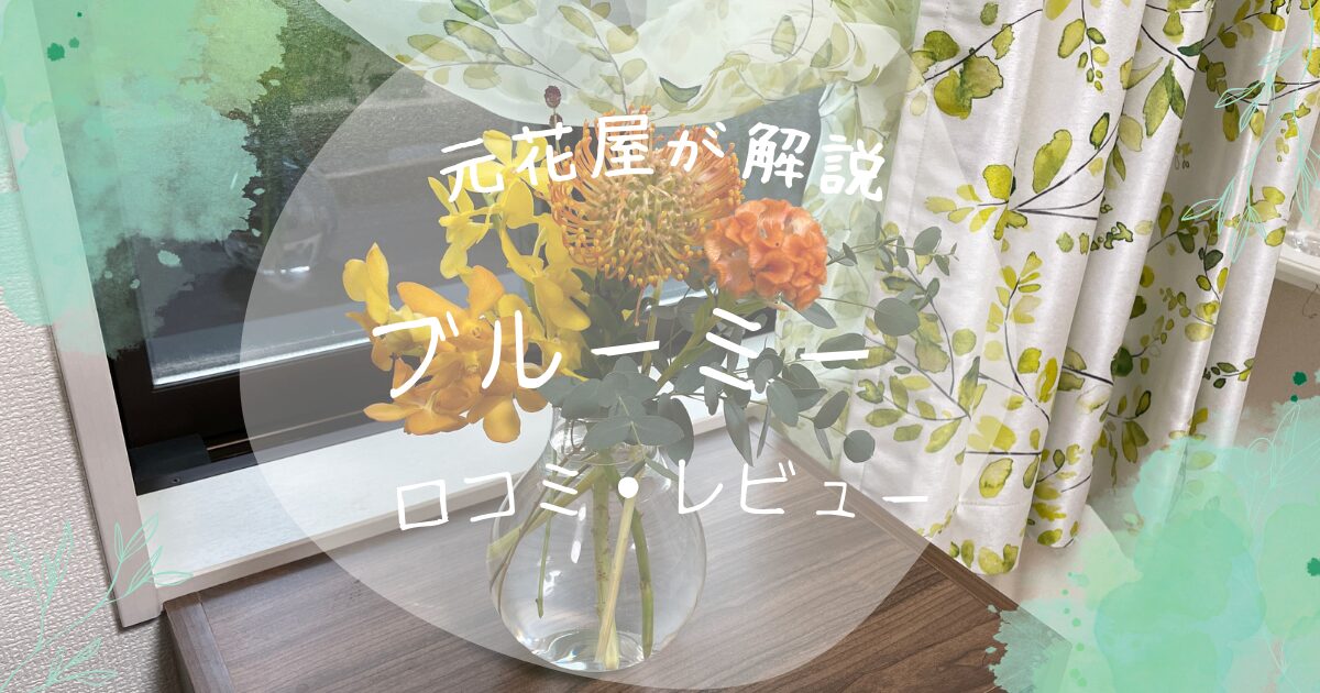 bloomee ブルーミー 花の定期便 評判や口コミが良くない？購入してみた感想39からのはじめまして