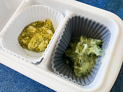 離乳食中期「じゃがいも」冷凍保存法