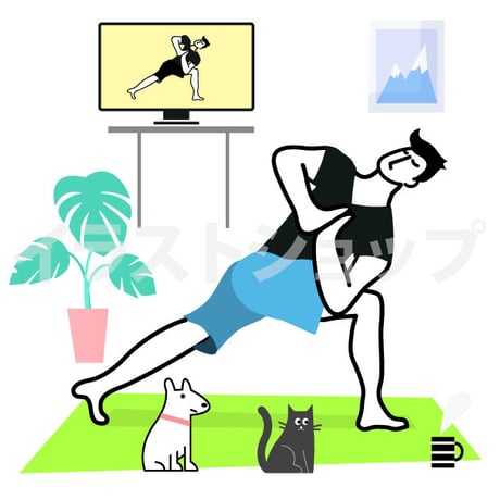 ヨガ イラスト イラストダウンロード販売