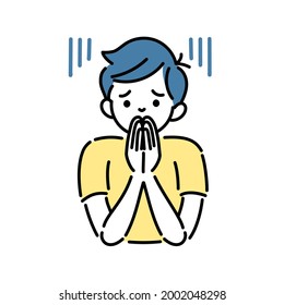 ごめん 男イラスト無料イラスト・フリー素材なら「イラストAC」