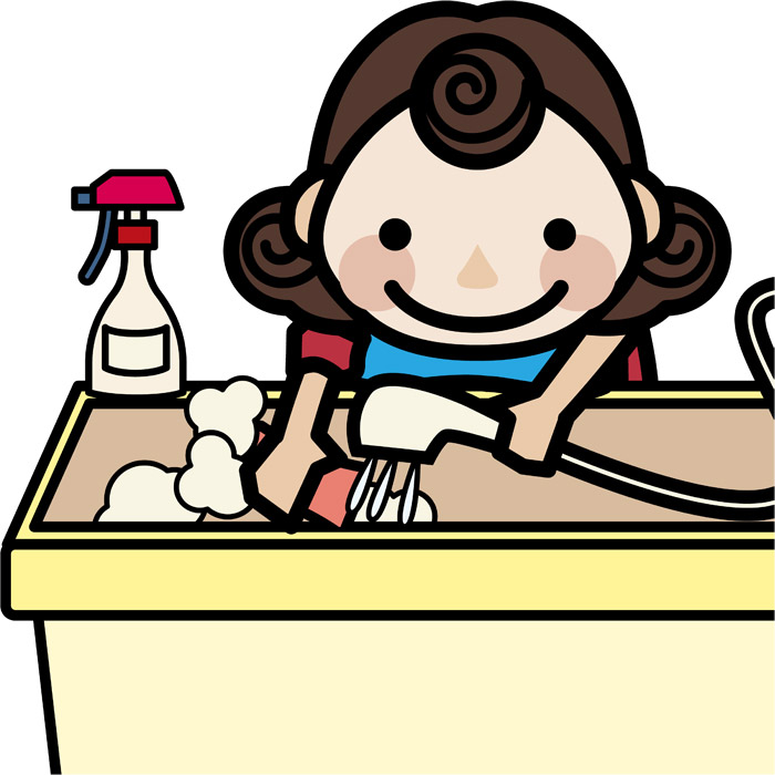 風呂掃除イラスト無料イラスト・フリー素材なら「イラストAC」