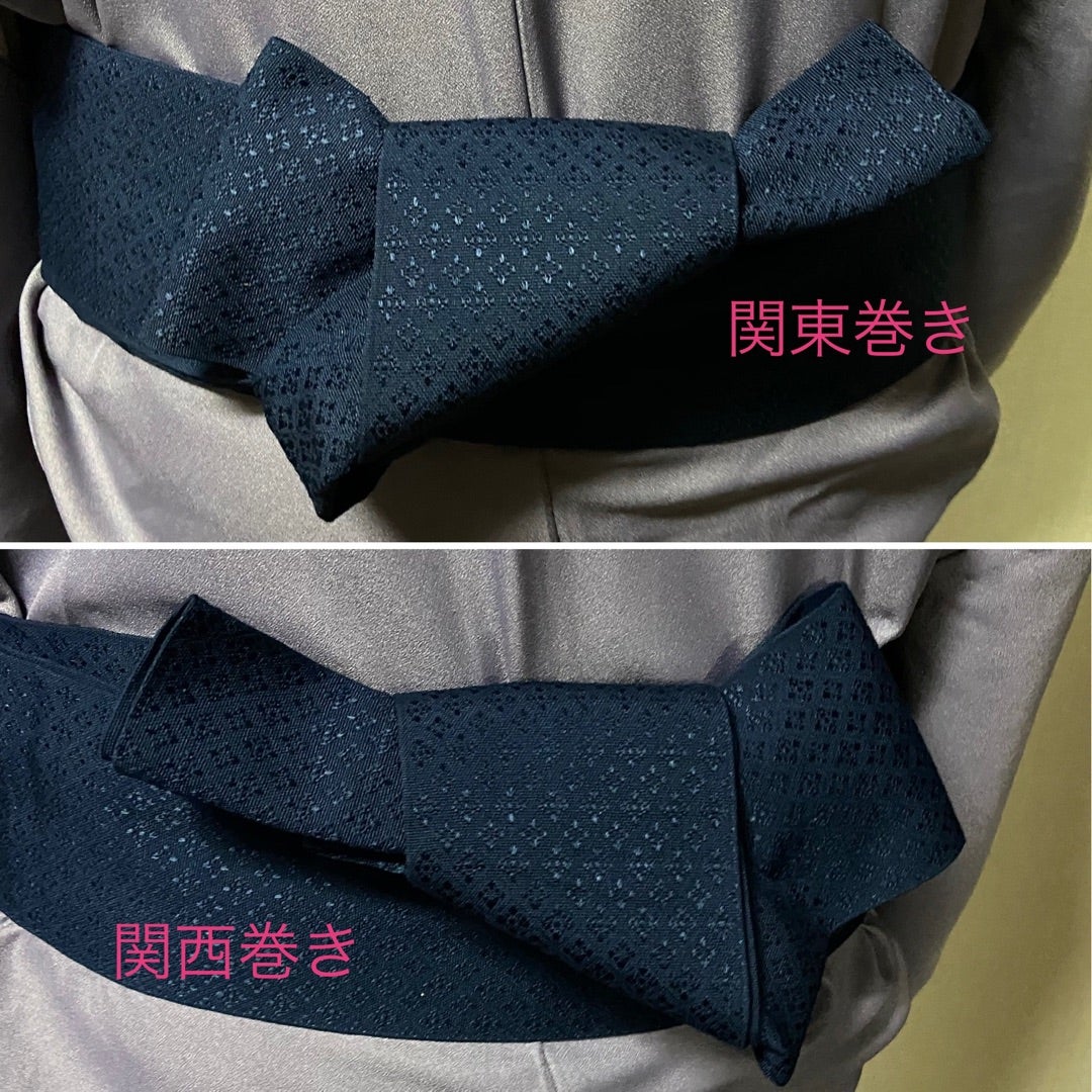 メンズ浴衣の着方角帯の結び方の説明 貝の口男着物の話