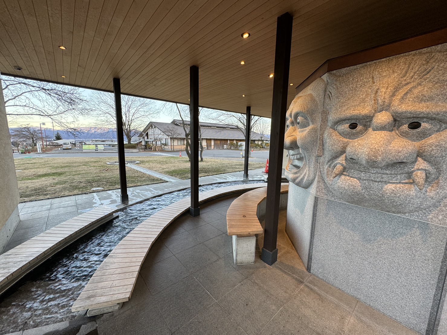 隠れた名所？八面大王足湯安曇野ライク・ブログ