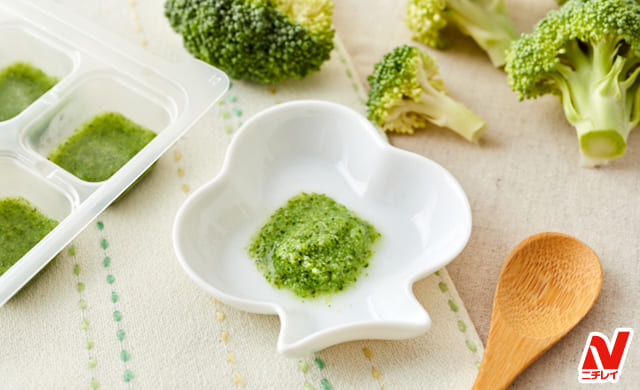 初期・中期・後期別レシピ 離乳食のブロッコリーの茹で時間＆手づかみ食べのコツ！ままのて