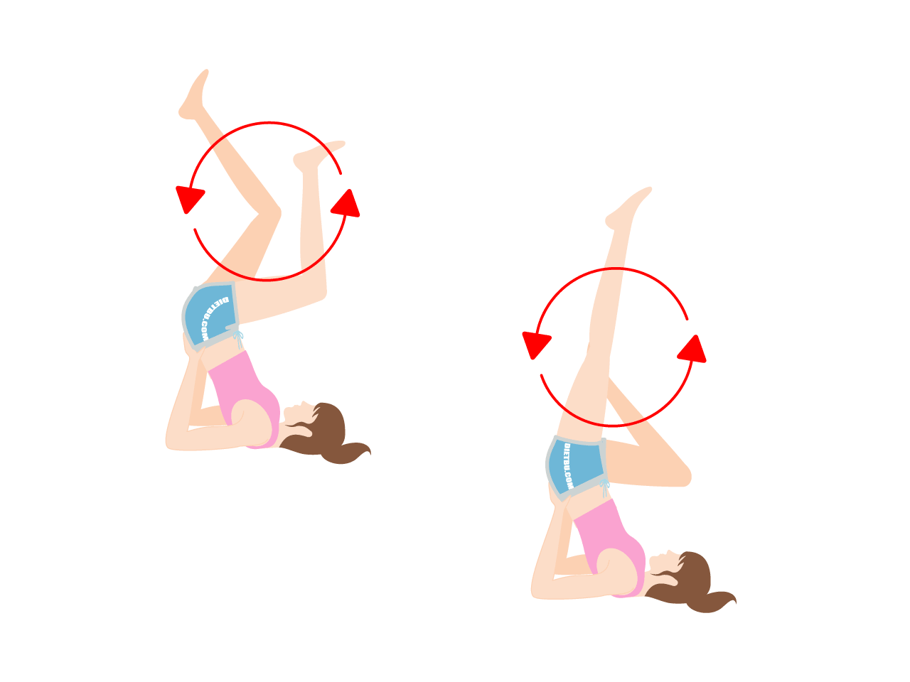 エクササイズ 自転車こぎ 矢印ありのイラスト素材30913466- PIXTA