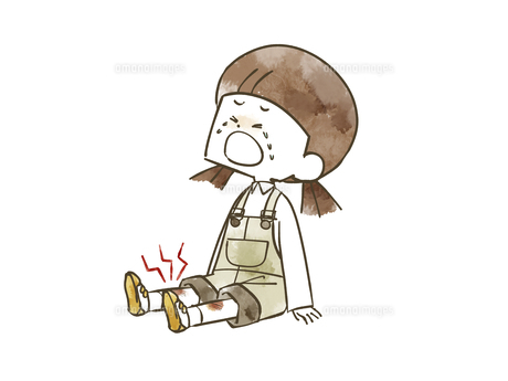 腕を怪我した男の子のフリーイラストフリーイラスト・クラシック フリクラ