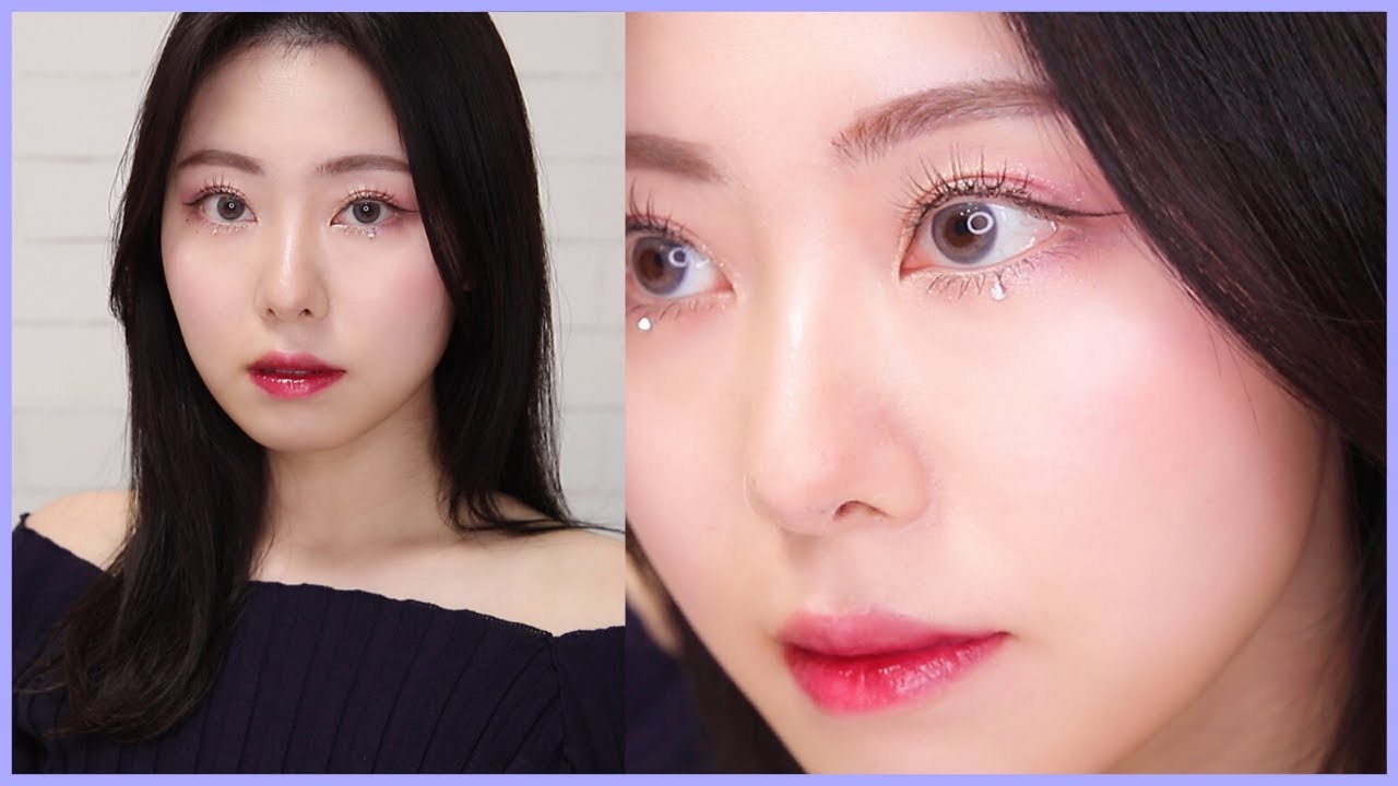 気分は舞台の上のK-POPアイドル。一滴の涙のような“キラキラストーン”メイクMERY