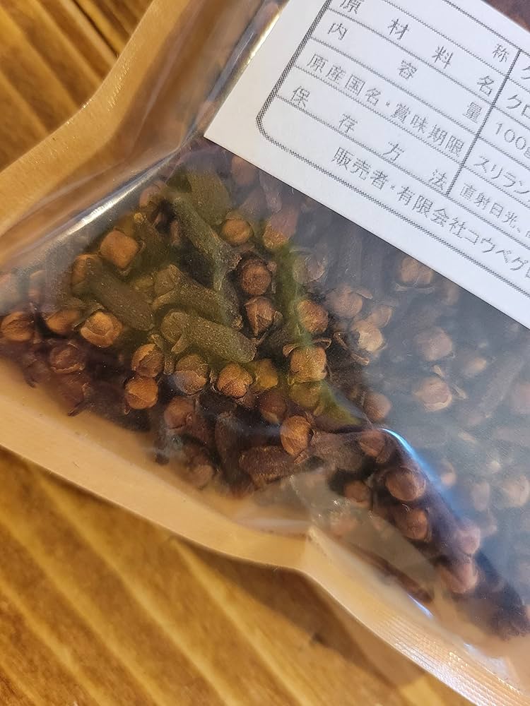 クローブ ホール オーガニック 無添加 ゴキブリ 対策 100g クローブゴキブリ チョウジ 丁子 スリランカ 有機JAS スパイスカレー セイロンスパイス 香辛料TOMOSHOPスパイス-輸入雑貨-ギフト