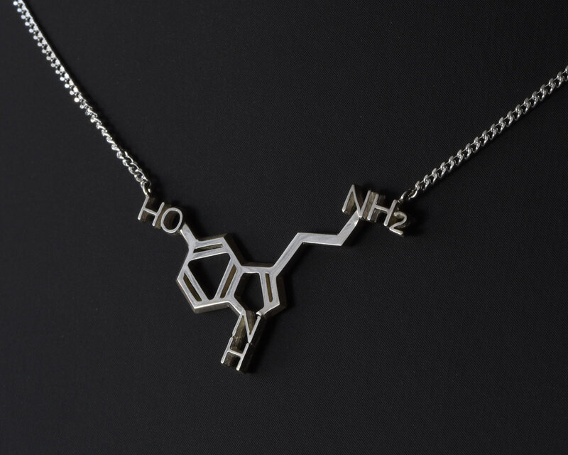 Tシャツセロトニン構造式貢利宋デザインの通販itaxes イタクシーズ