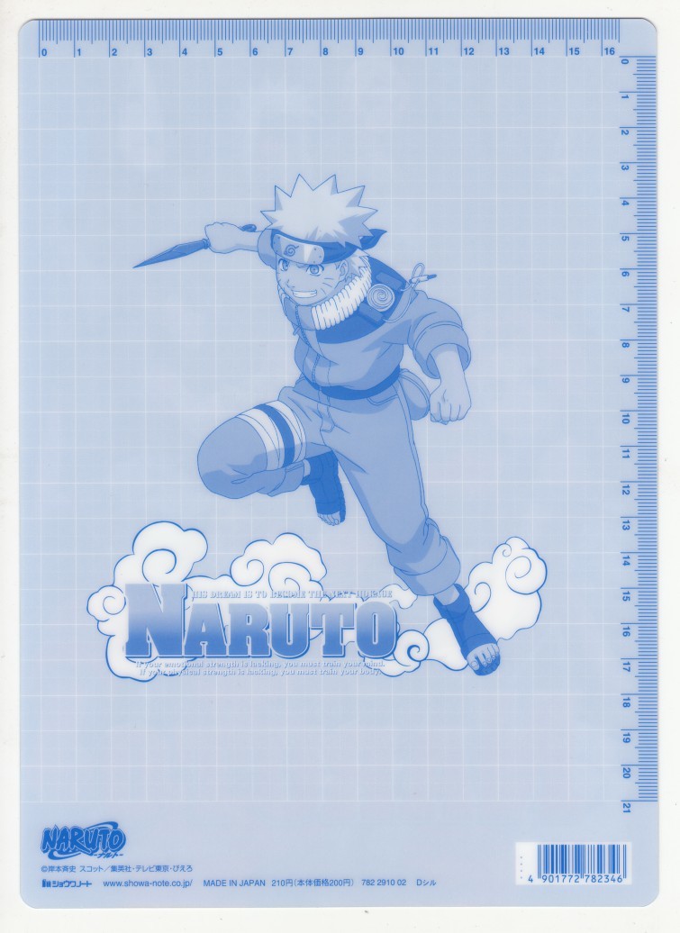 NARUTO -ナルト- 疾風伝 マリンルック B5下敷き 8個入り1BOXホビーの総合通販サイト ホビーストック