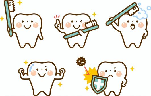 歯のイラストDENT.ライオン歯科材株式会社