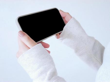 スマホのぶれにくい持ち方