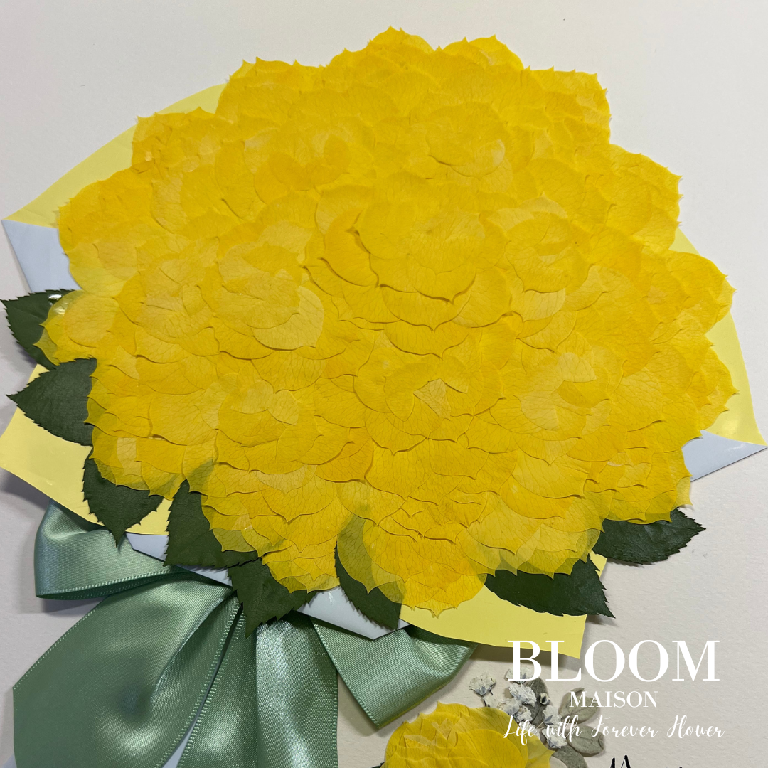 バラ 黄色 花言葉「あなたに恋します」花以想の記