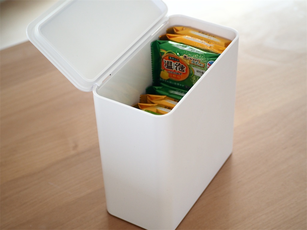 セリアで見つけた入浴剤収納ボックスのアイデア