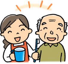 入れ歯を入れる・外すおばあちゃんイラスト - No: 726099無料イラスト・フリー素材なら「イラストAC」