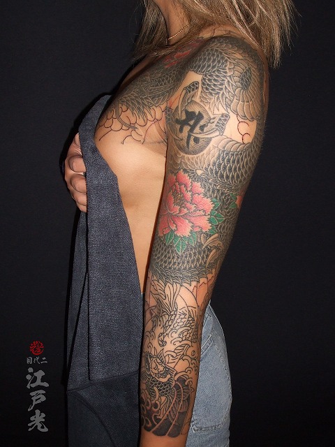 刺青 和彫りの料金はいくら？五分袖〜九分袖・背中一面は100万円は本当？NINE STATE DESIGN大阪 日本橋 タトゥースタジオOsaka Tattoo刺青 和彫り タトゥ