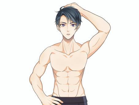 腹筋 profile:Aki - 梨猫のイラスト - pixiv