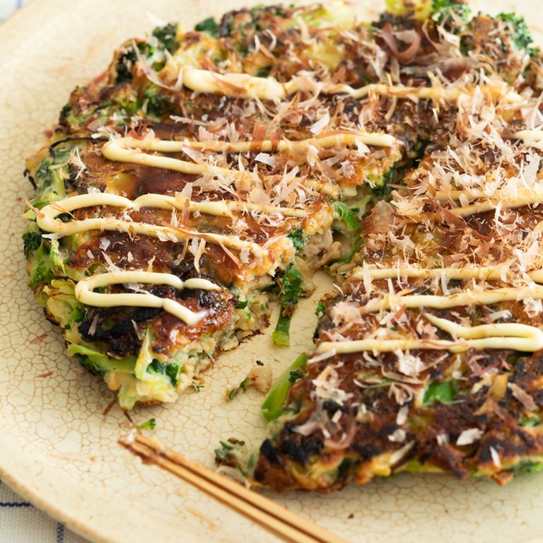 簡単ダイエットお好み！オートミールとキャベツのお好み焼き - 筋肉料理研究家Ryotaのレシピブログ