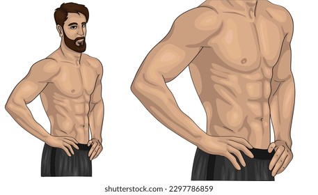 引き締まったシルエットイラスト・フリー素材なら「シンテリ」