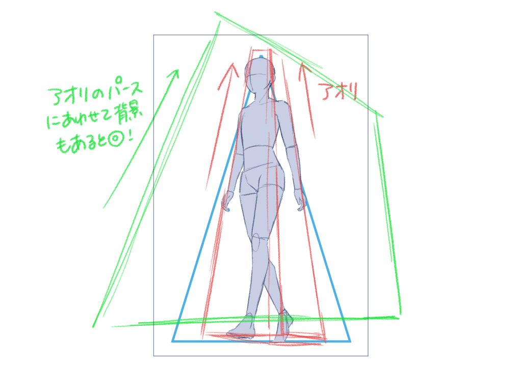 手前に伸ばした腕がカンタンに描けちゃうコツ illustration