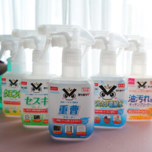 100均◇セリアの白グッズでナチュラルお掃除セット お掃除スプレーボトル 380ml 計量スプーンセットわが家のここち