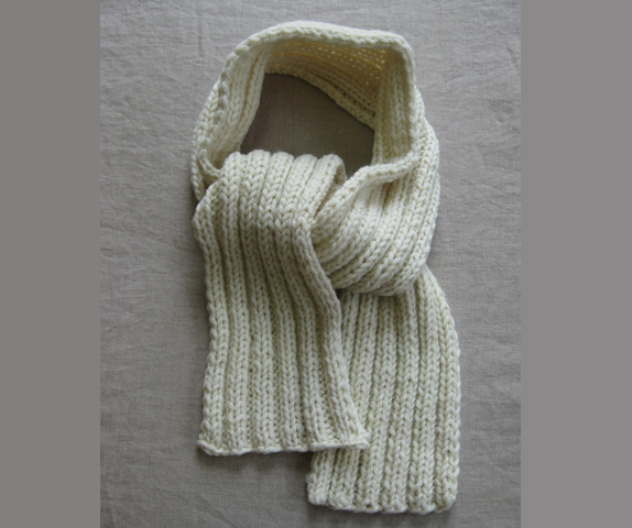 犬用マフラー編んでみました♪: ちびぷーショコラと一緒♪