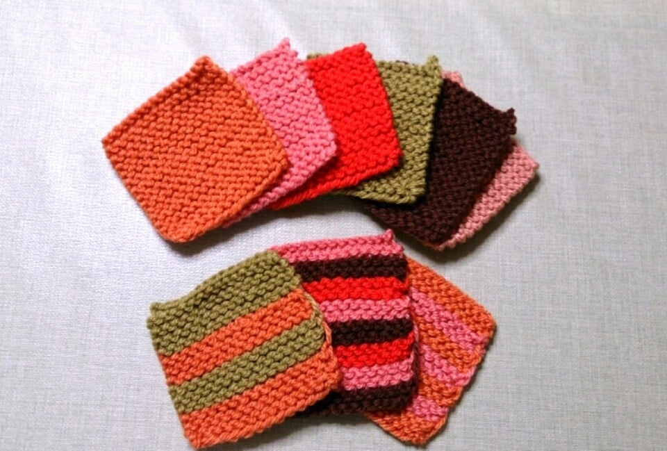 アクリルたわし 指編み 丸め 方TikTok