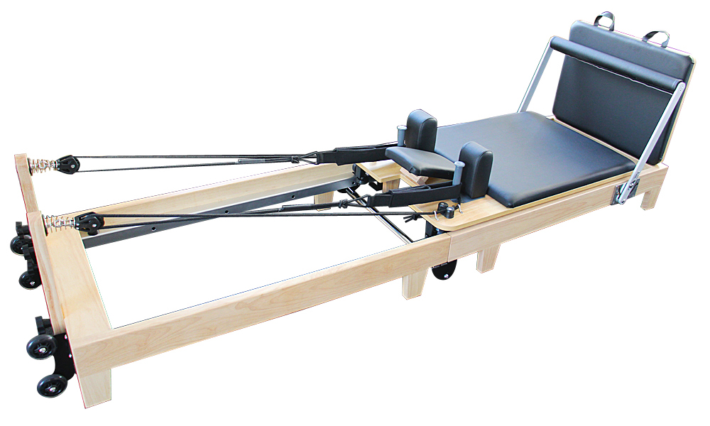 新発売 ピラティスリフォーマーマシン 家庭用 折りたたみ式ピラティス 筋力トレーニング用 F1867