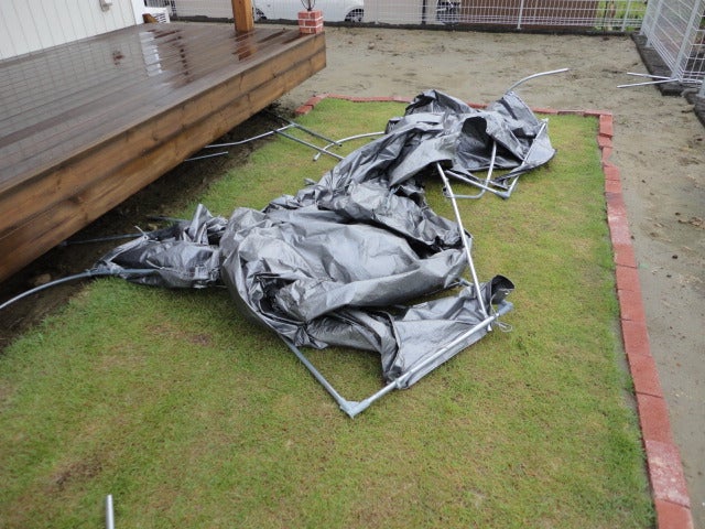 台風に強いサイクルハウス アウトドアメーカーが本気で作ったサイクルハウス スリム 頑丈でおしゃれ