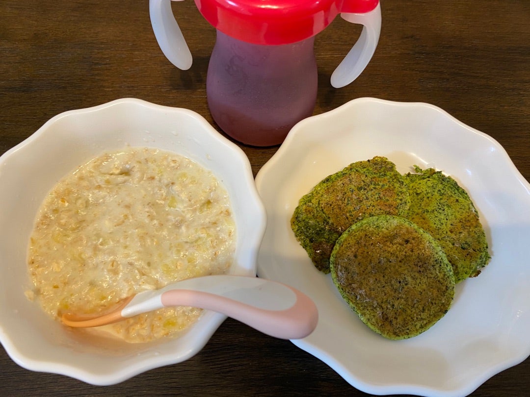 離乳食後期〜完了期オートミールおやき♡
