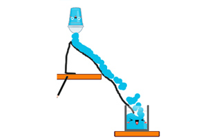 イラスト コップリレーのルールと遊び方ミックスじゅーちゅ 子どもの遊びポータルサイト