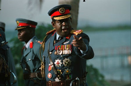 Amin The Rise And Fall 邦題 食人大統領アミン新版GEE-Q-EIJI黒電影熱病的嗜好方