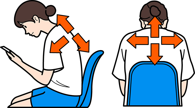 楽天市場 猫背 矯正 スマートフォン・タブレット の通販