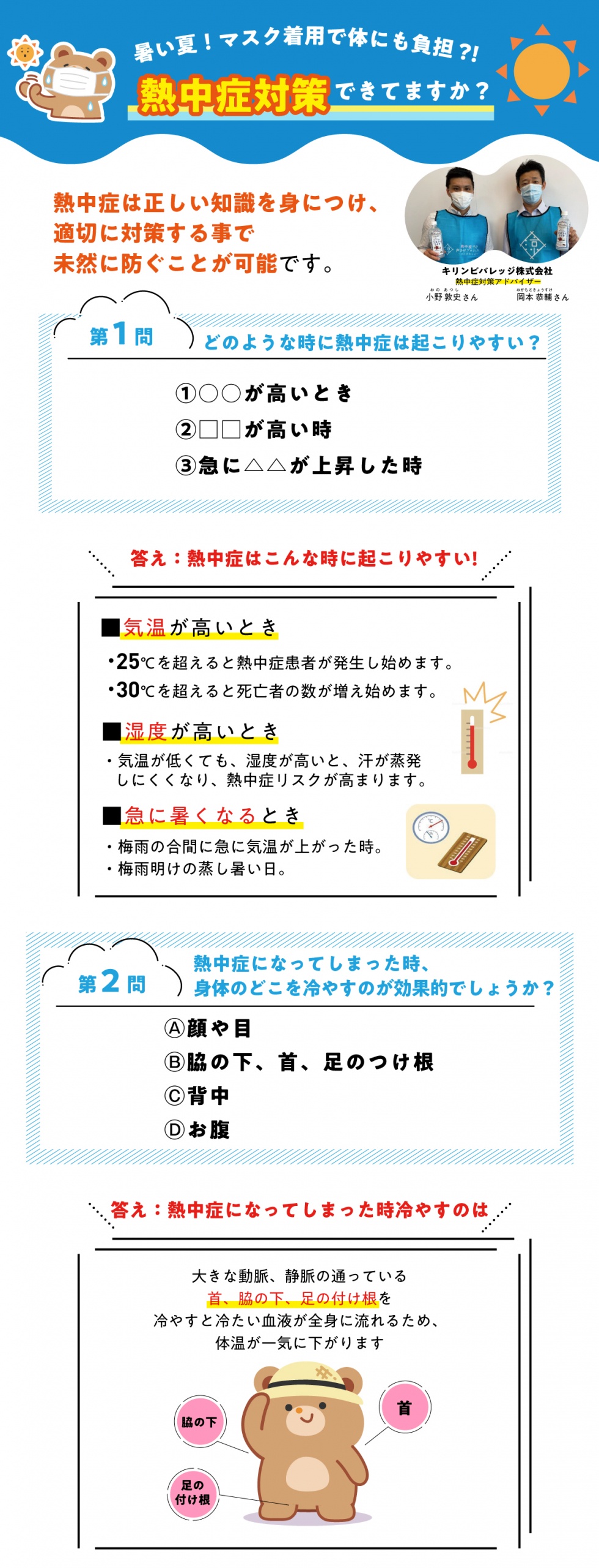 4コマ 熱中症にご注意トモにゃん日記 ～家族の絵日記～