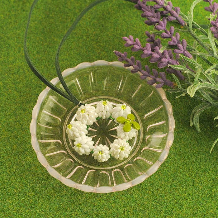 春のお花作品 タンポポ・シロツメクサのかぎ針編みシリーズ編み物・かぎ針編みLALA KUKKA