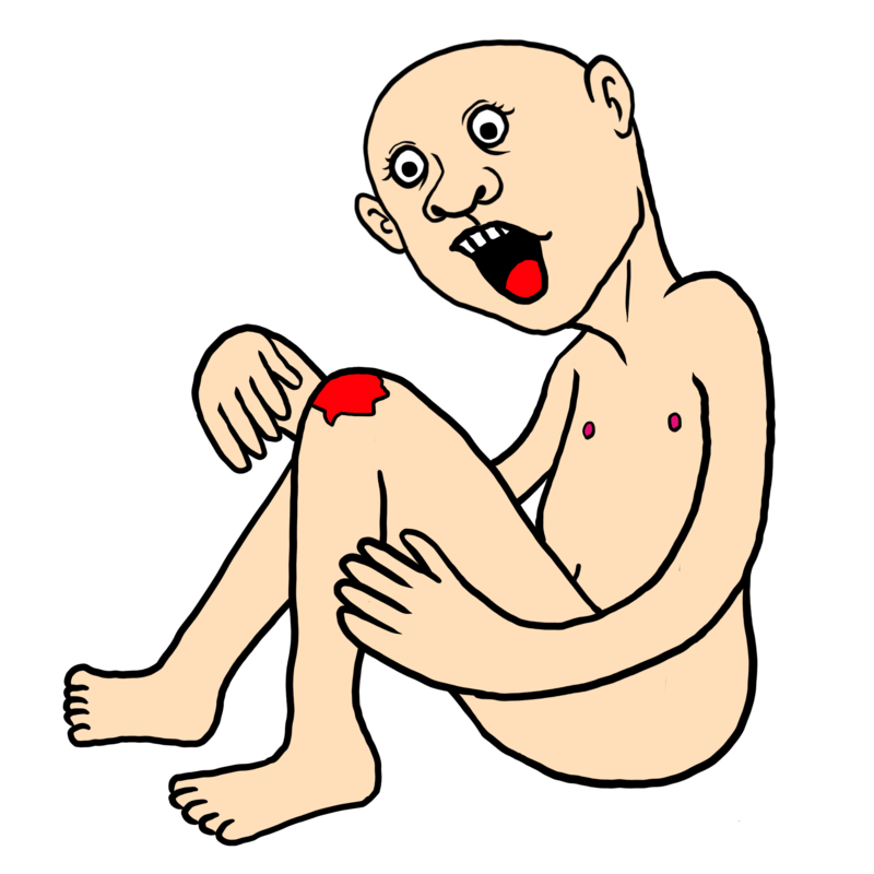怪我をした子供のイラスト素材39398308- PIXTA