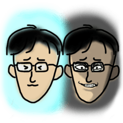 浄 ライドカメンズ眼鏡短髪高身長腹黒男 - なすごみのイラスト - pixiv